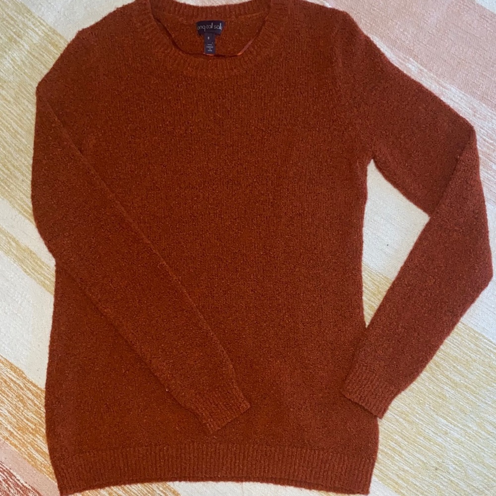 Rust Orange Sweater